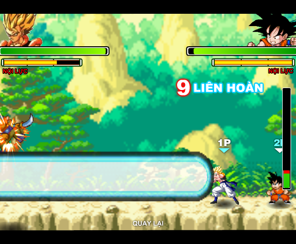 Chơi game Songoku 6 – Chiến đấu kinh hoàng cùng game Songoku mới