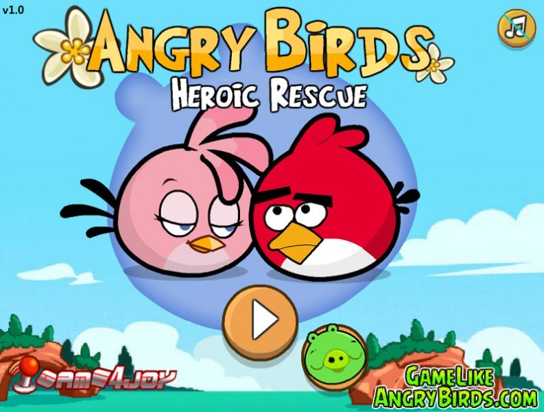 Angry Bird Anh Hùng – game hấp dẫn và vui nhộn