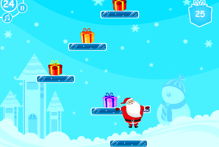 Trổ tài khéo léo với game mini vui nhộn Ông Già Noel Nhặt Quà