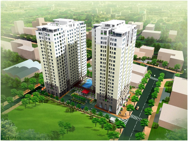 phoi canh can ho Topaz Center - Dự án khu căn hộ Topaz Center – quận Tân Phú