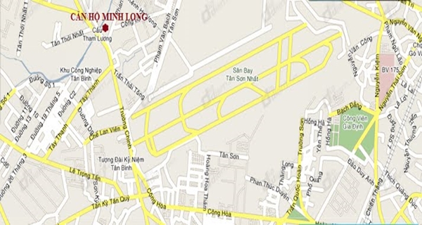 Khu can ho Nam Minh Long vi tri - Dự án khu căn hộ Nam Minh Long – Quận Tân Bình