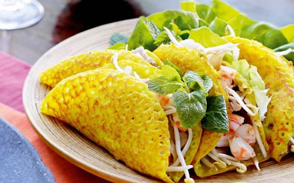 Bánh xèo mực