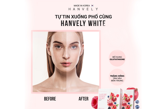 Viên uống Hanvely Natural White Diary và 7 điều bạn cần biết