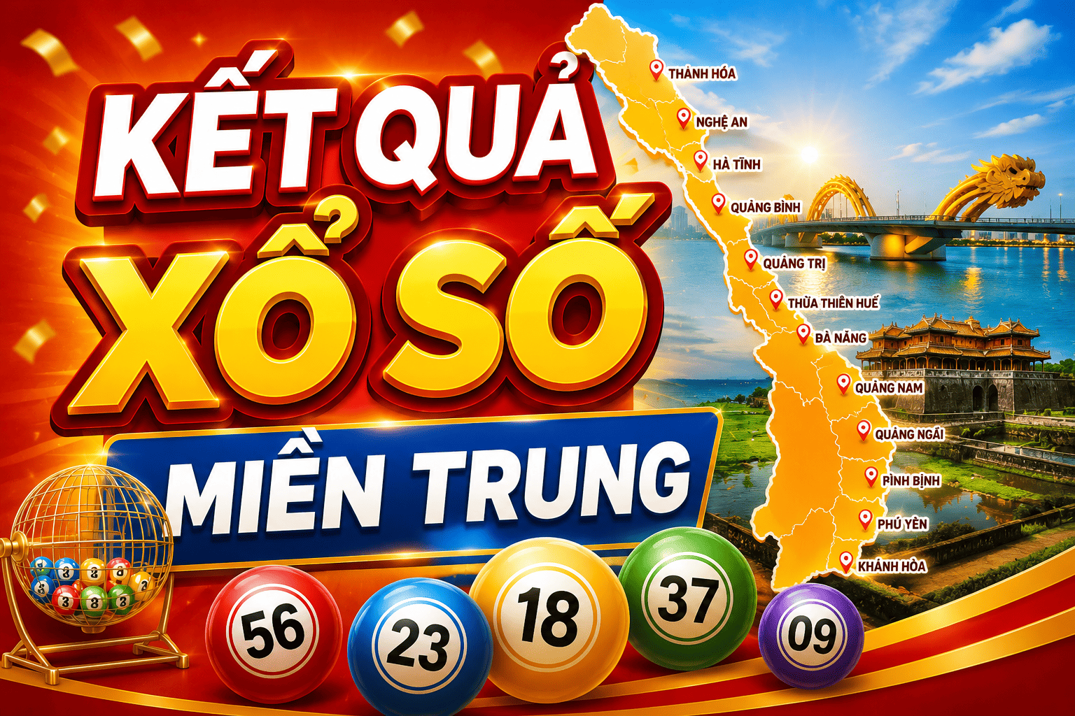 Chi Tiết Kết quả xổ số Miền Trung ngày 7/5 – Tường Thuật XSMT 7/5/2026