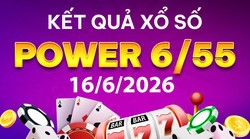 Tra cứu xổ số Power 6/55 16/6 – Kết quả xổ số Vietlott hôm nay 16/6/2026 mới nhất